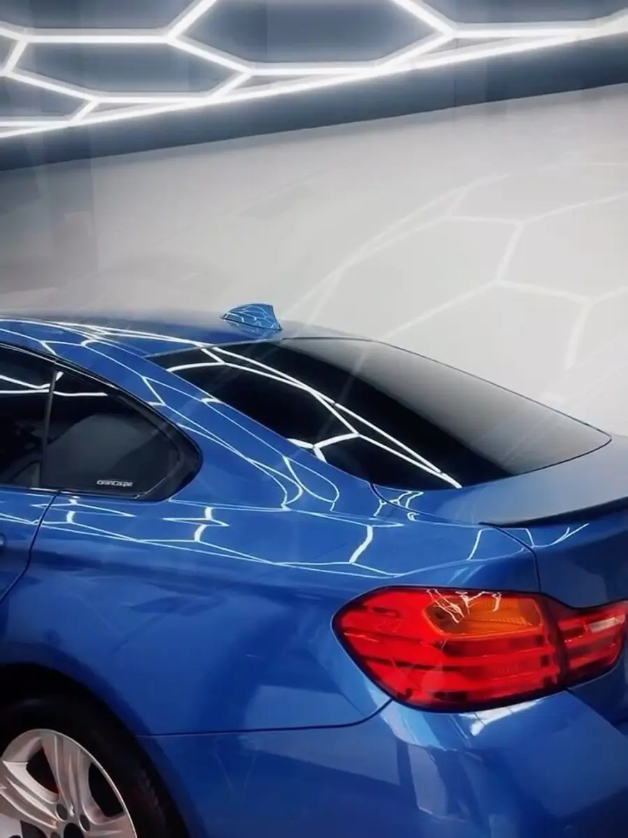 Vehicle with professionally tinted glass